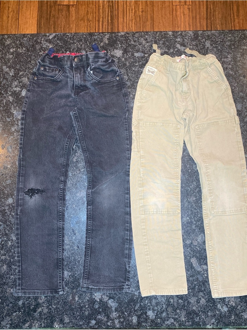 LOT of 2 Levi's Boys Blue Stretch Pants Jeans-505 Regular & 511 Size 10 W25 L26